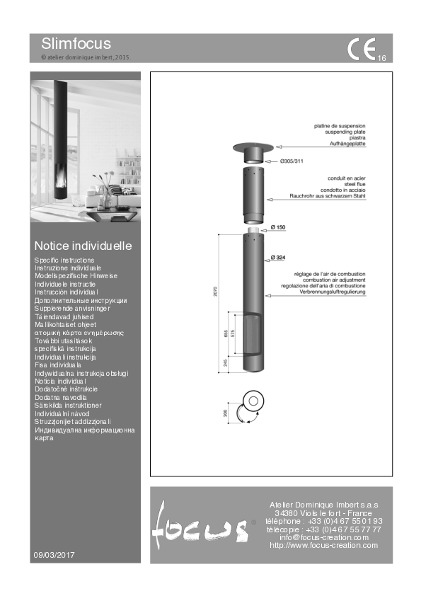 Fiche technique Slimfocus