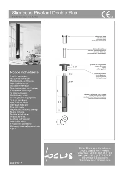 Datenblatt Slimfocus schwenkbar doppelter Luftstrom