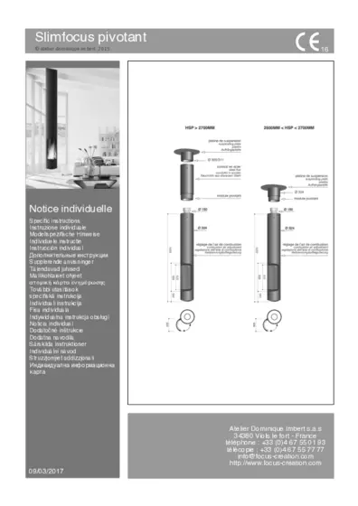 Datenblatt Slimfocus schwenkbar