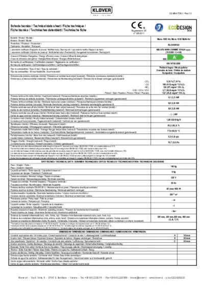 Technisches Datenblatt
