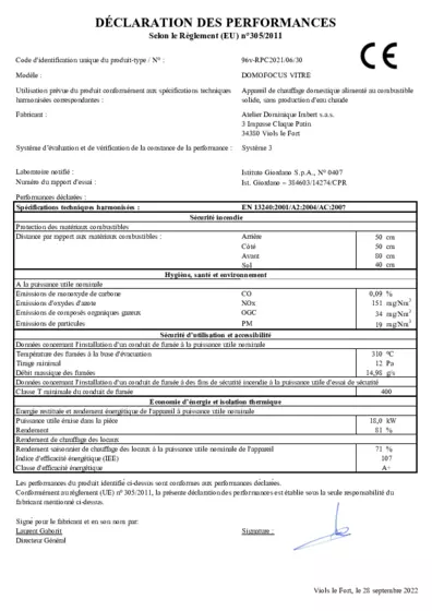 Leistungserklärung