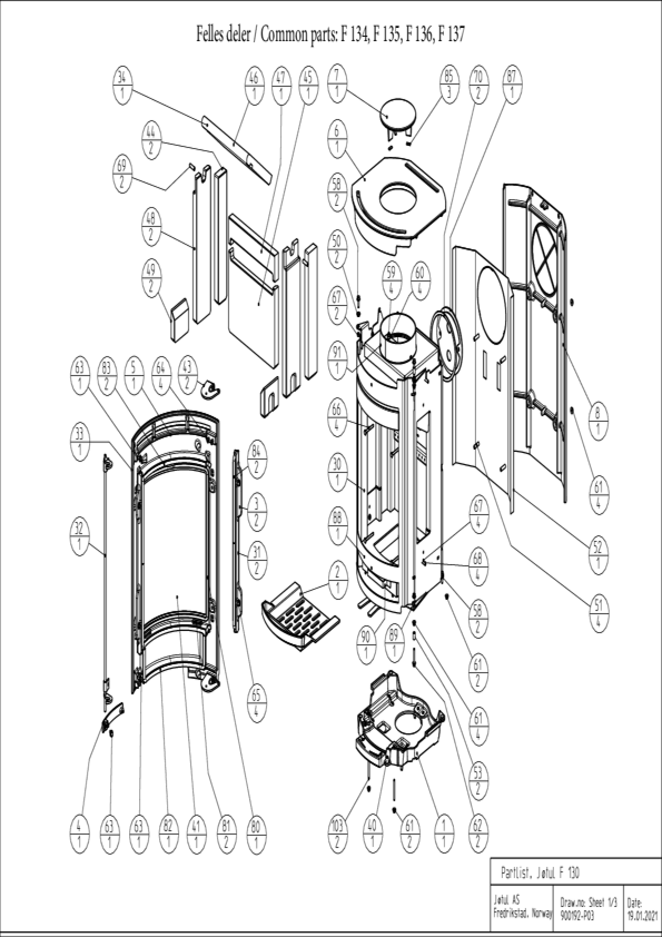 Vue éclaté