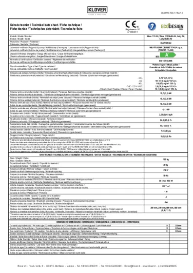 Technical data