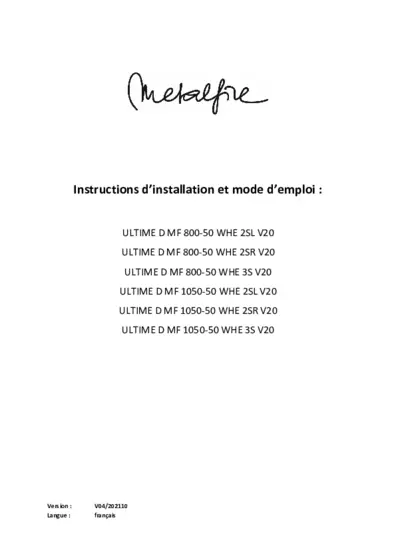 Manuel d'utilisation