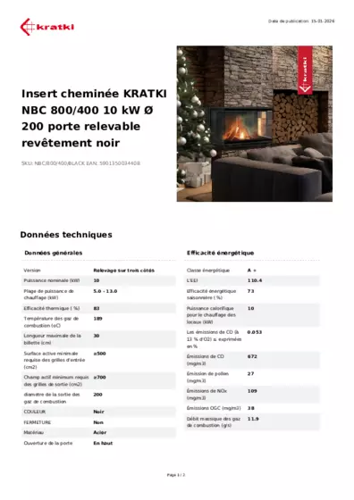 Fiche technique