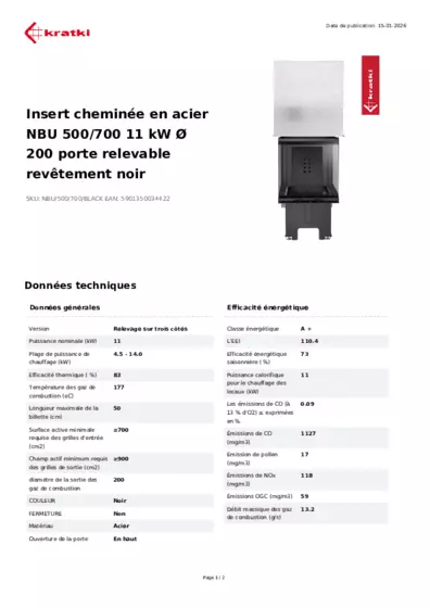 Fiche technique