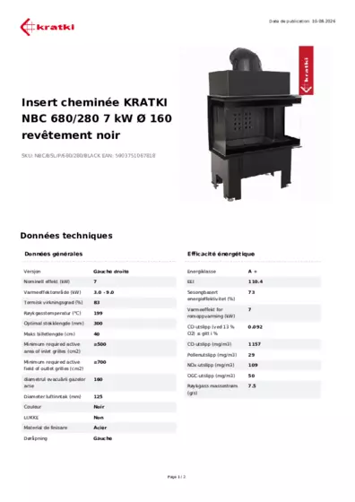 Fiche technique