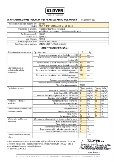 Leistungserklärung