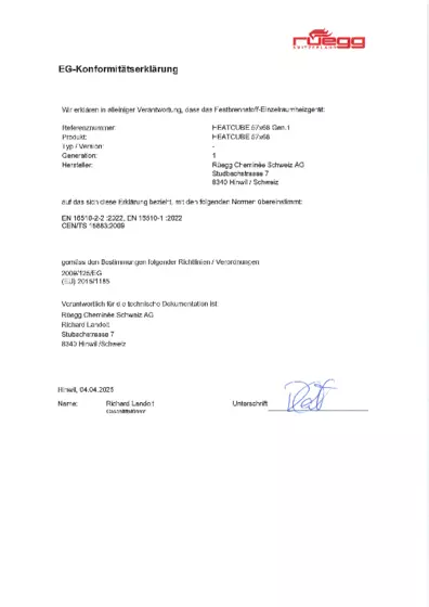 Déclaration de conformité