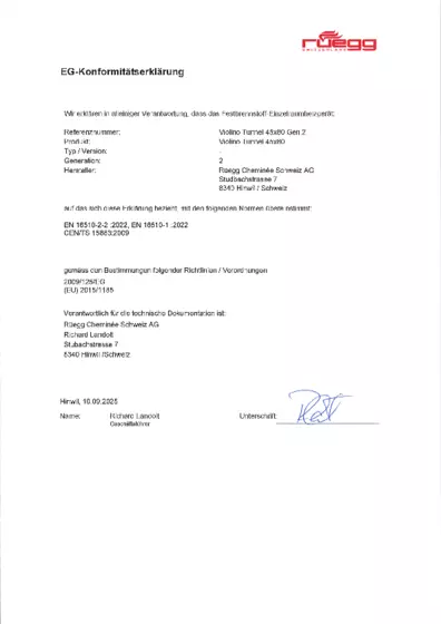 Déclaration de conformité