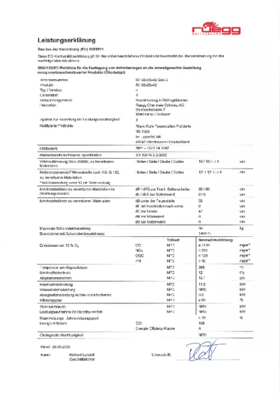 Déclaration de performance
